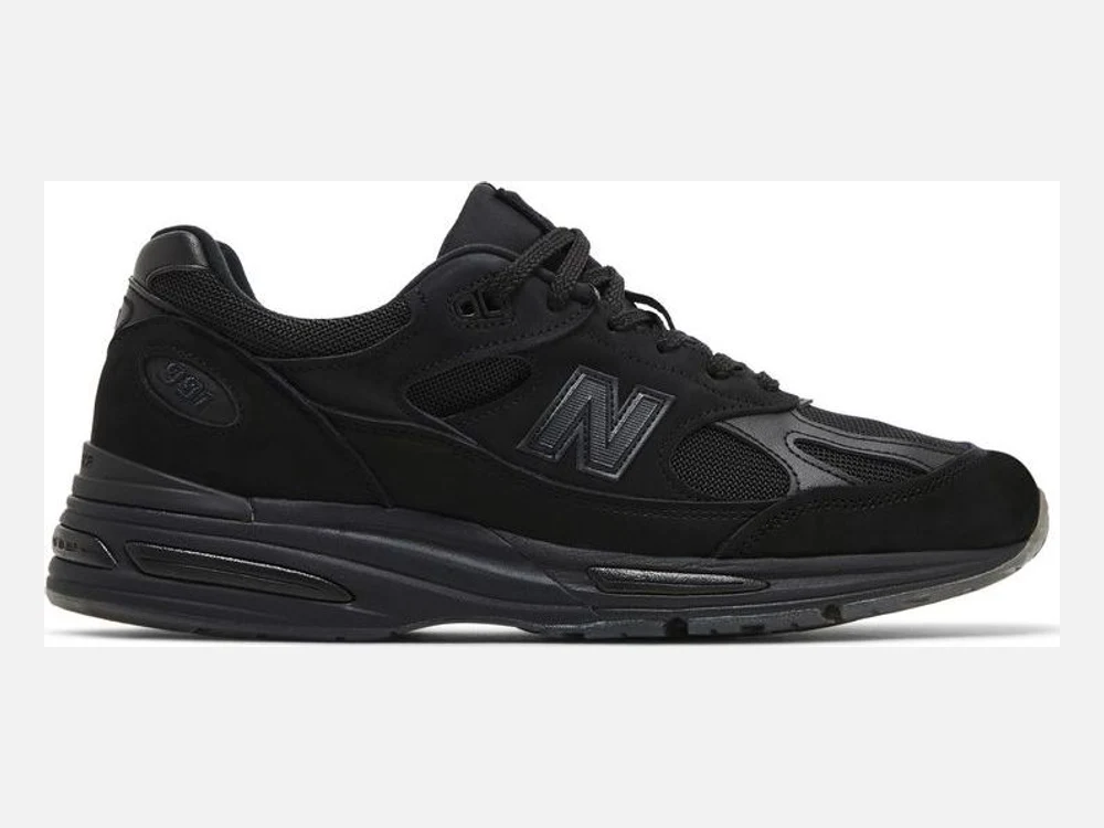 Stone Island x New Balance 991v2 Ghost Pack Black