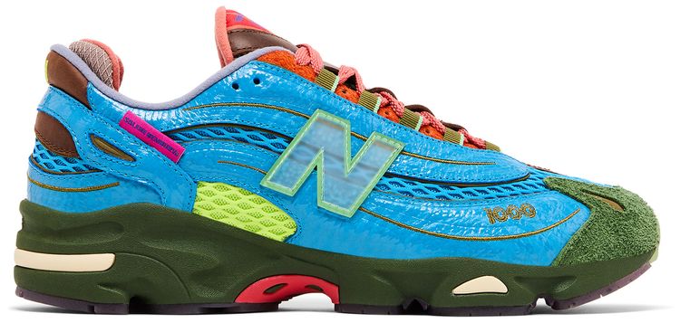 Salehe Bembury x New Balance 1000 Fog Be The Cloud，侧面照片 1