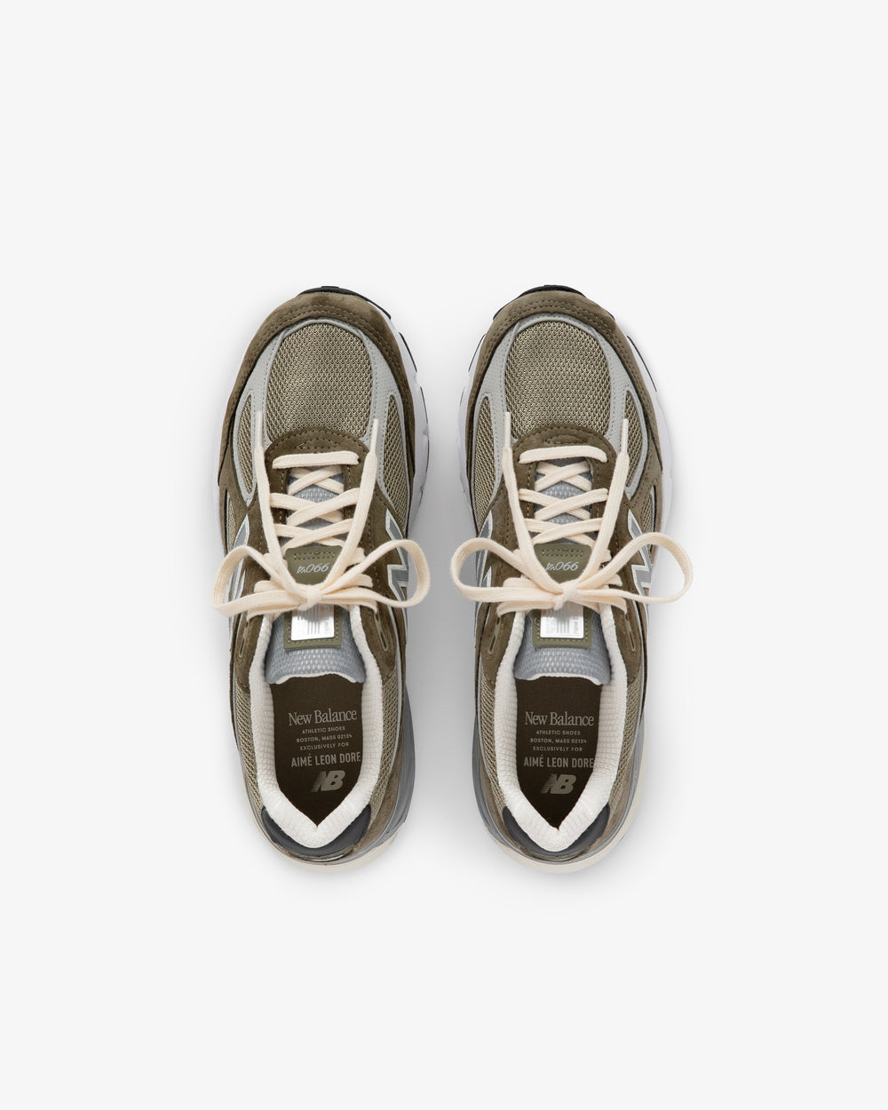 Aime Leon Dore x New Balance 990v4 Olive，档案照片 4