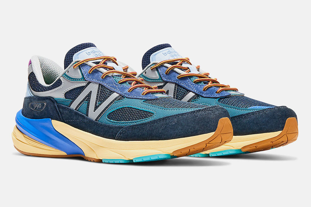 Action Bronson x New Balance 990v6 Lapis Lazuli，侧面照片 1