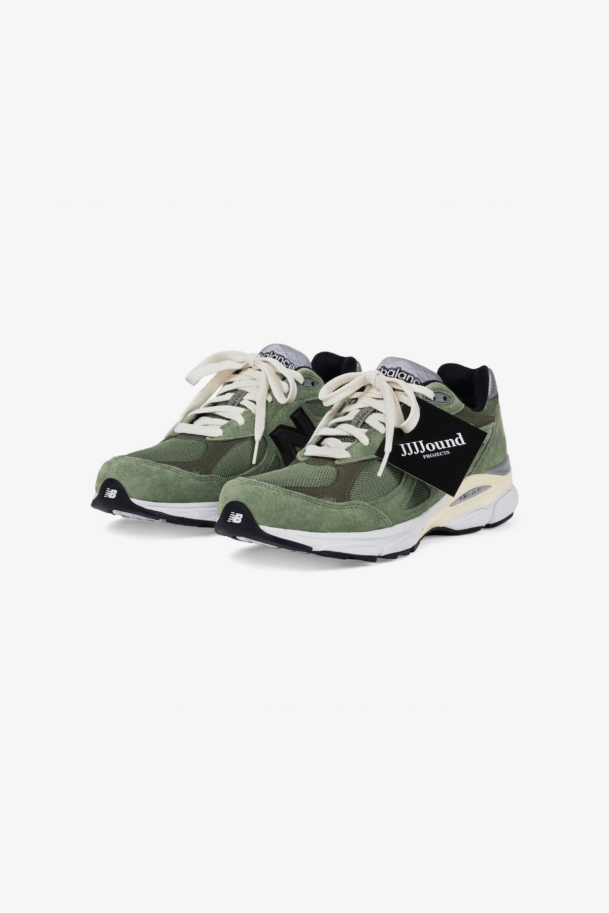 JJJJound x New Balance 990v3 Olive，档案照片 4