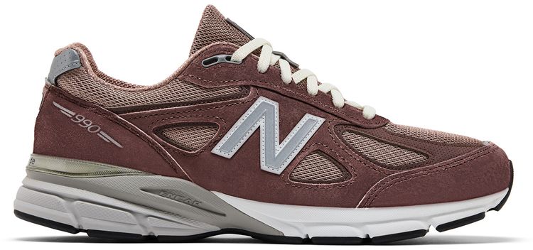 Kith x New Balance 990v4 Dusty Mauve,侧面照片 1