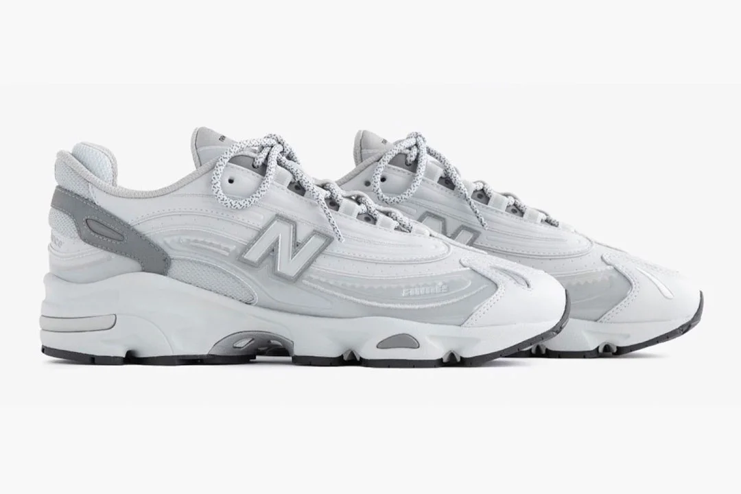 Aime Leon Dore x New Balance 1000 Grey，侧面照片 1