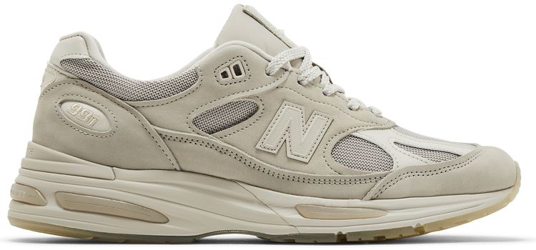 Stone Island x New Balance 991v2 Ghost Pack Beige，侧面照片 1