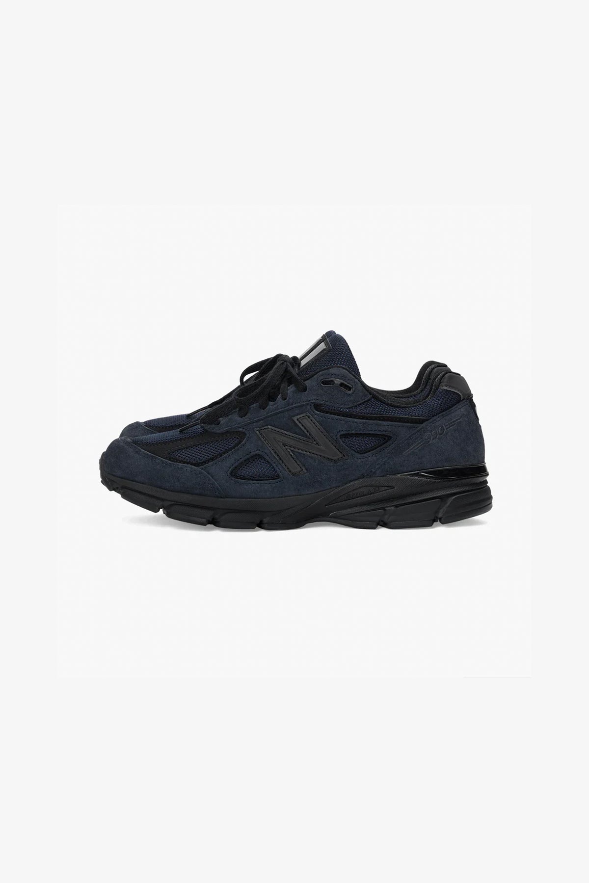 JJJJound x New Balance 990v4 Navy,侧面照片 1