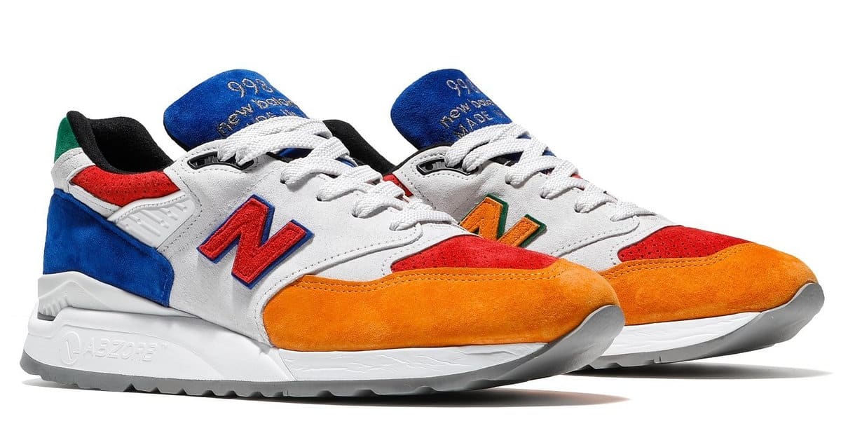 Bodega x New Balance 998 Mass Transit，侧面照片 1