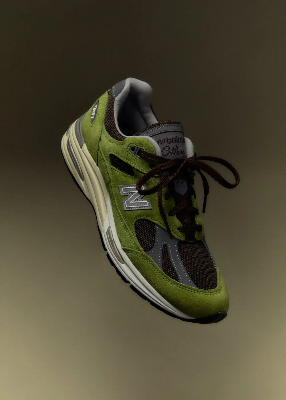 Daniëlle Cathari x New Balance 991v2 Matcha，材质照片 2